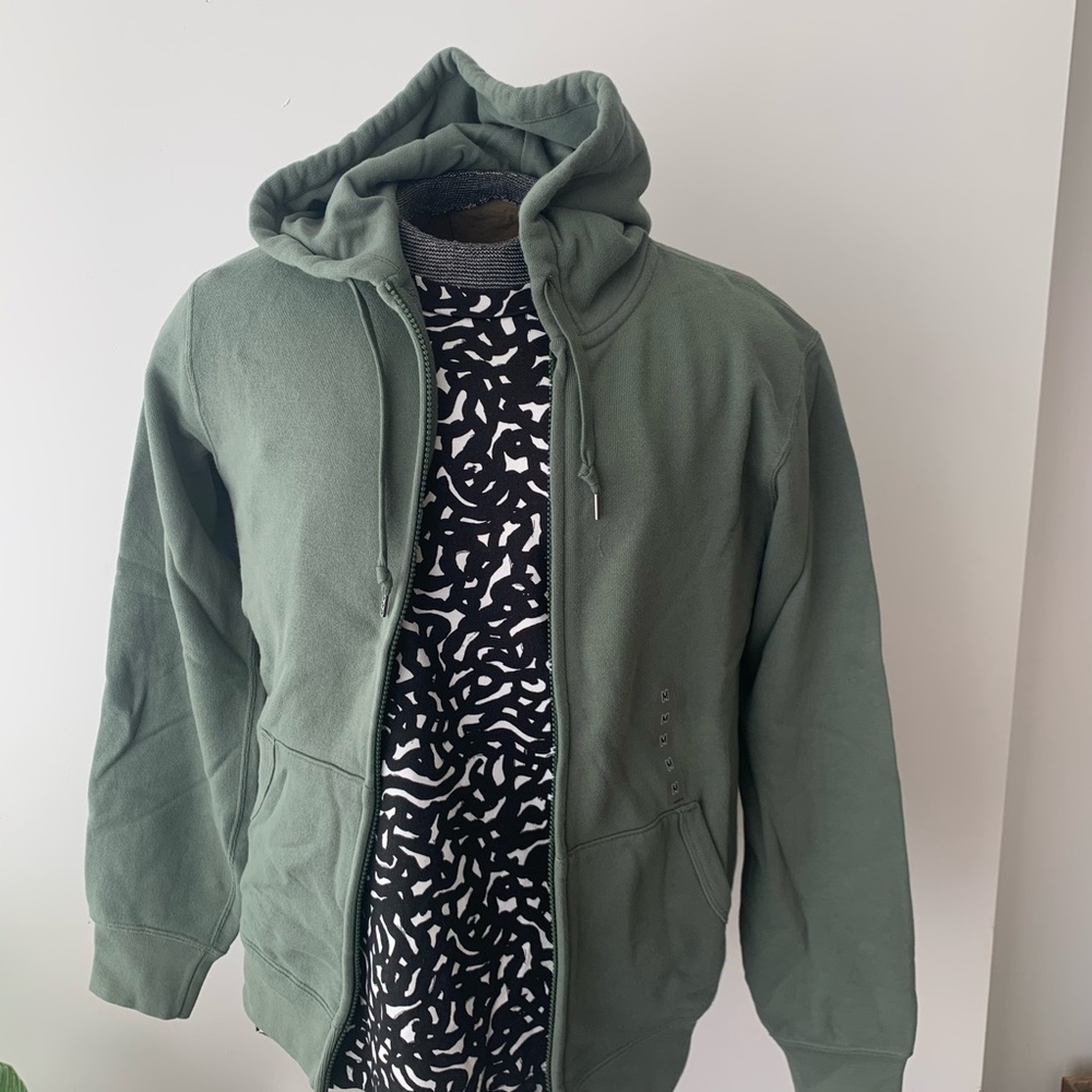 Uniqlo Men’s Sweatshirt full zip Green